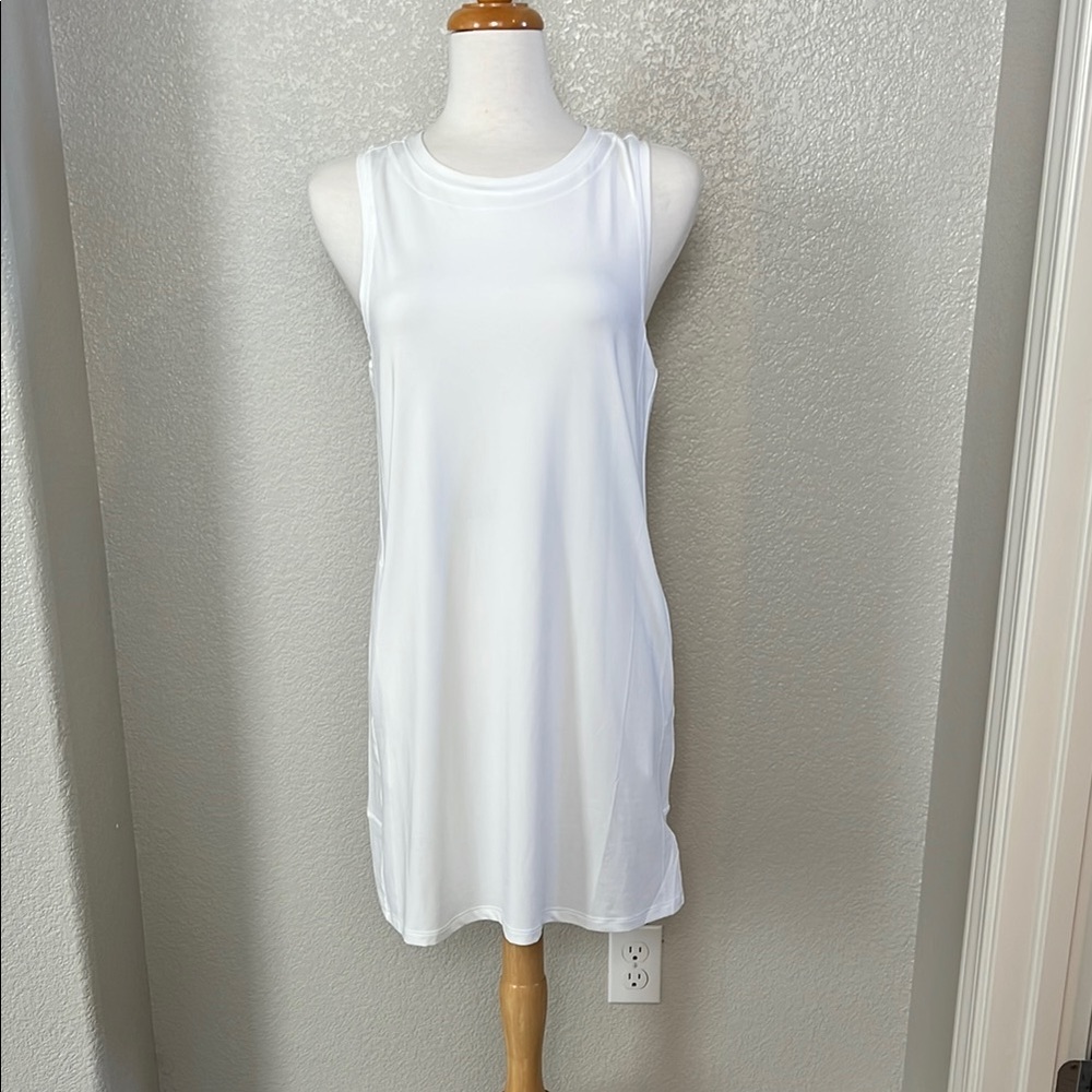Athleta Pacífica Illume White Sleeveless Dress size SP